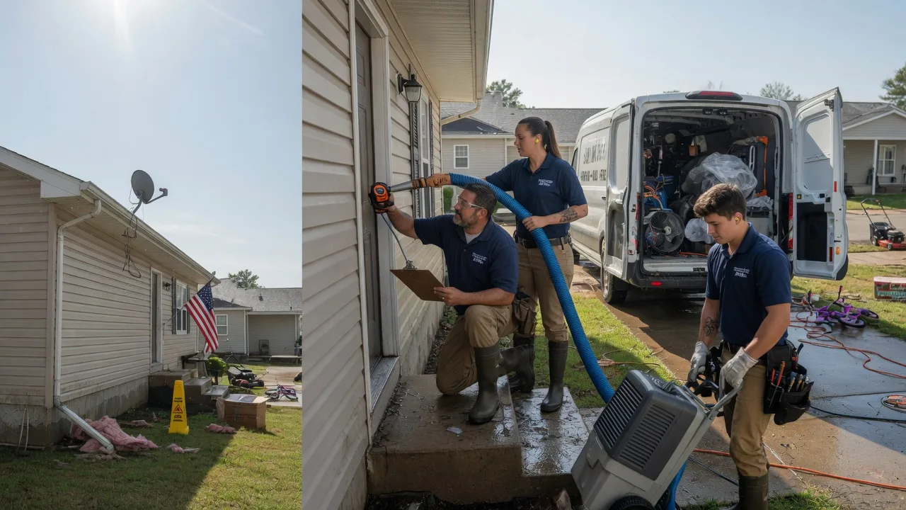 Ceiling Water Damage Restoration in Mannington, WV near me